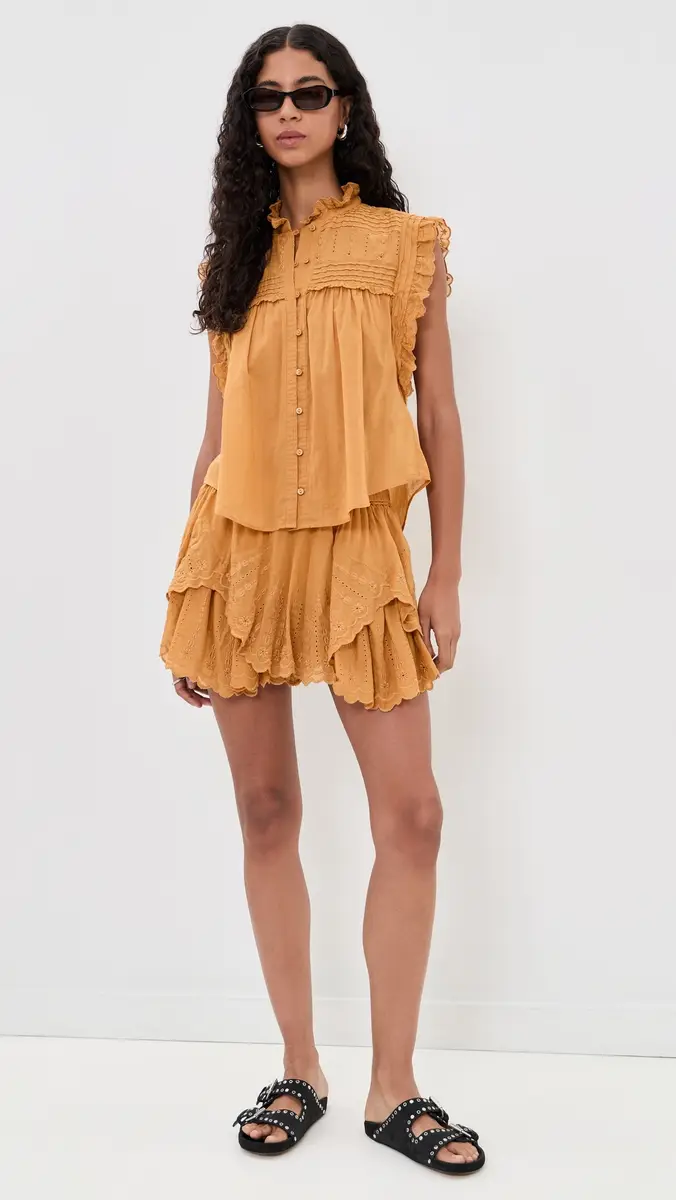 ISABEL MARANT ÉTOILE Layale Mini Skort | Thumbnail 5 ISABEL MARANT ÉTOILE Layale Mini Skort | Thumbnail 5