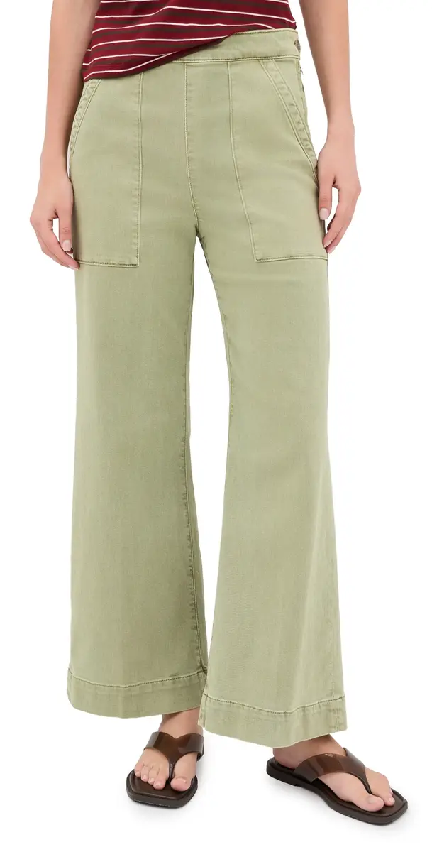 Joe's Jeans The Side Zip Wide Leg Ankle Jeans | Image 1 Joe's Jeans The Side Zip Wide Leg Ankle Jeans | Image 1