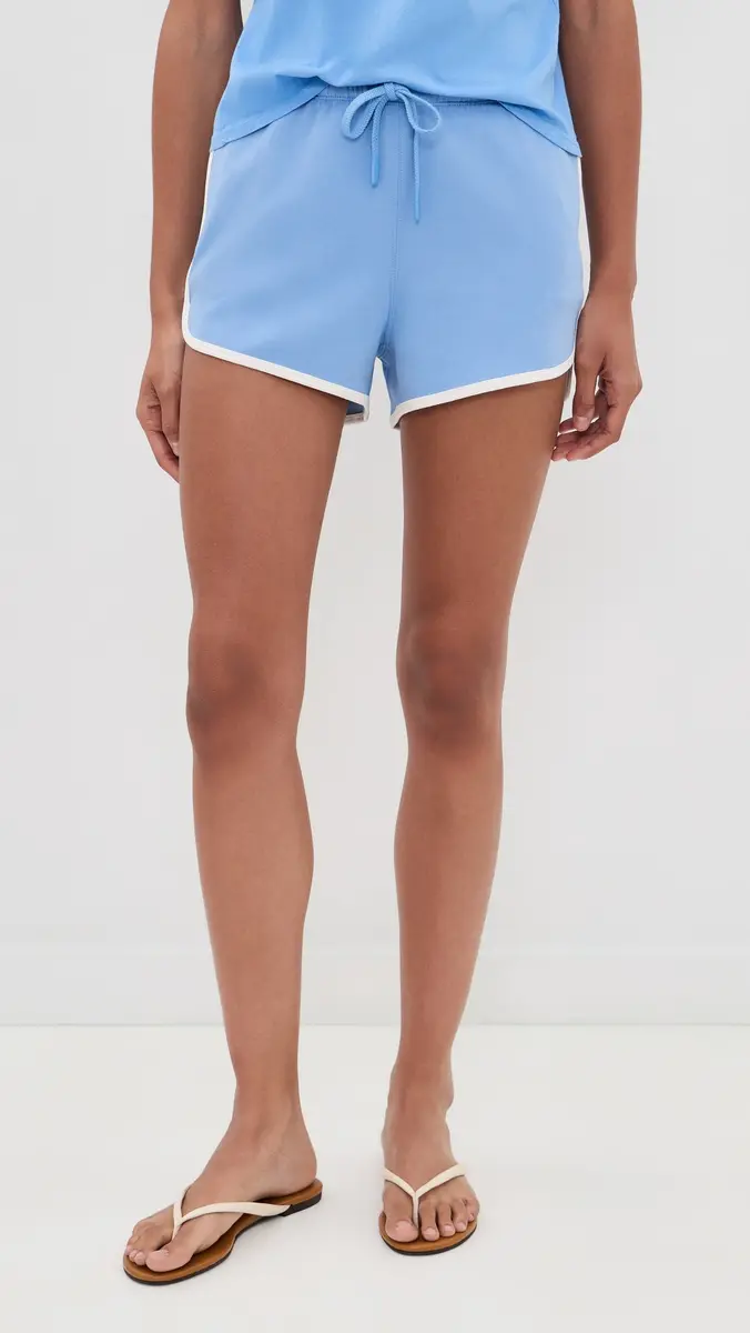 perfectwhitetee Leo Contrast Trim Shorts | Thumbnail 2 perfectwhitetee Leo Contrast Trim Shorts | Thumbnail 2