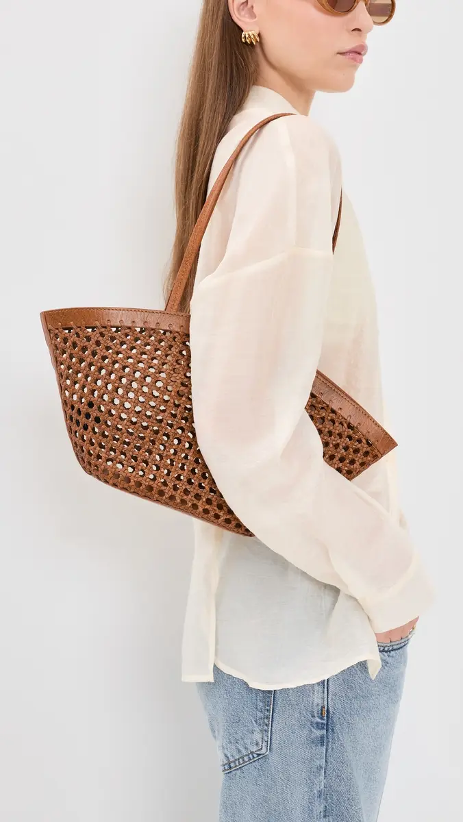 Madewell Caning Market Tote | Thumbnail 3