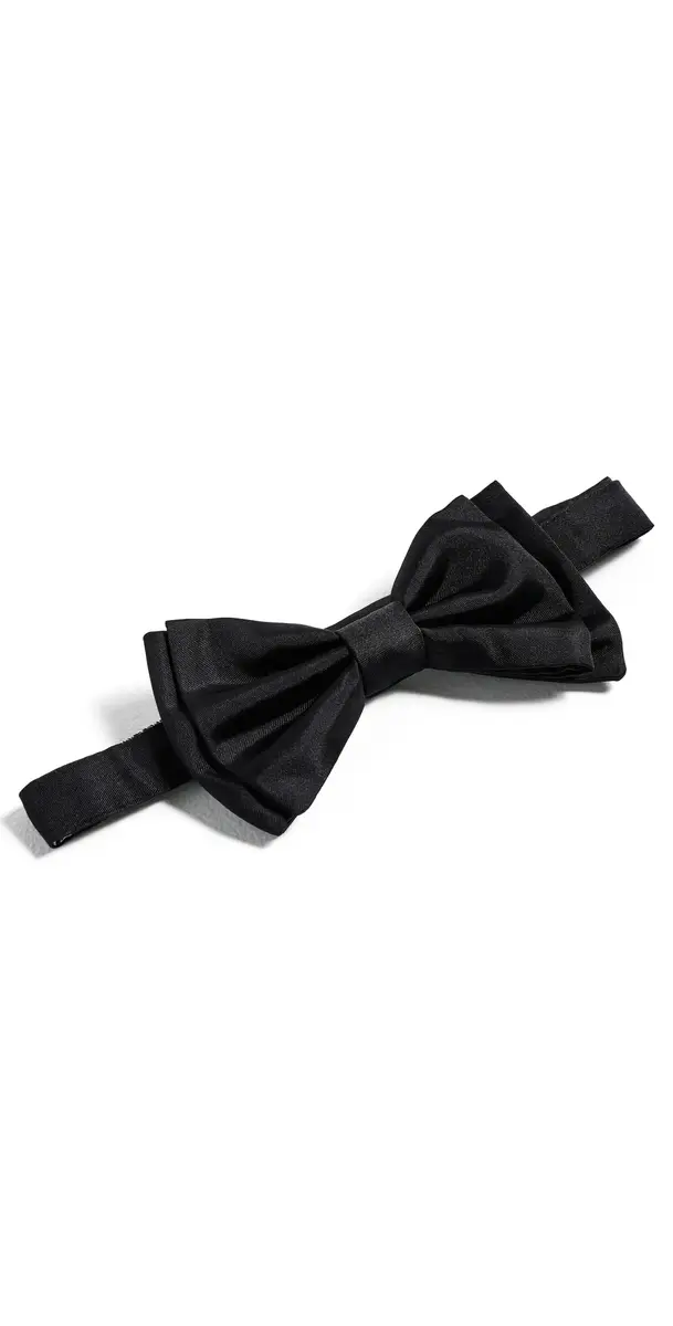 BOSS Silk Jacquard Bow Tie Black One Size | Image 1 BOSS Silk Jacquard Bow Tie Black One Size | Image 1