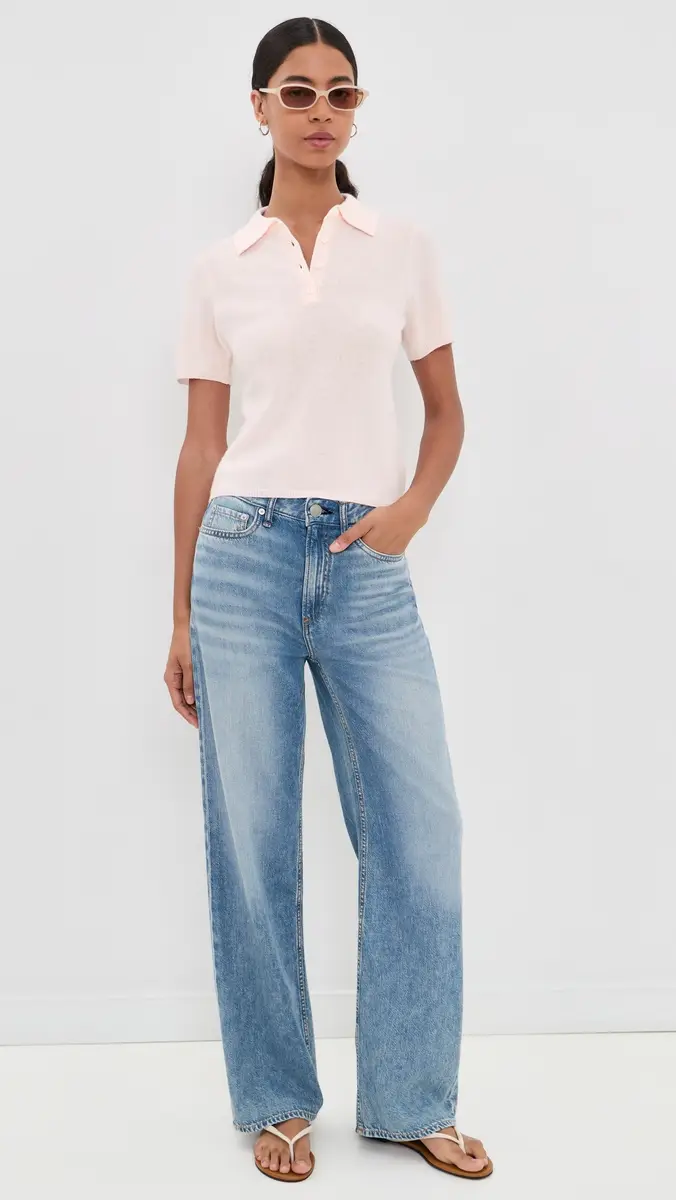 Joe's Jeans Cashmere Short Sleeve Polo Sweater | Thumbnail 5 Joe's Jeans Cashmere Short Sleeve Polo Sweater | Thumbnail 5