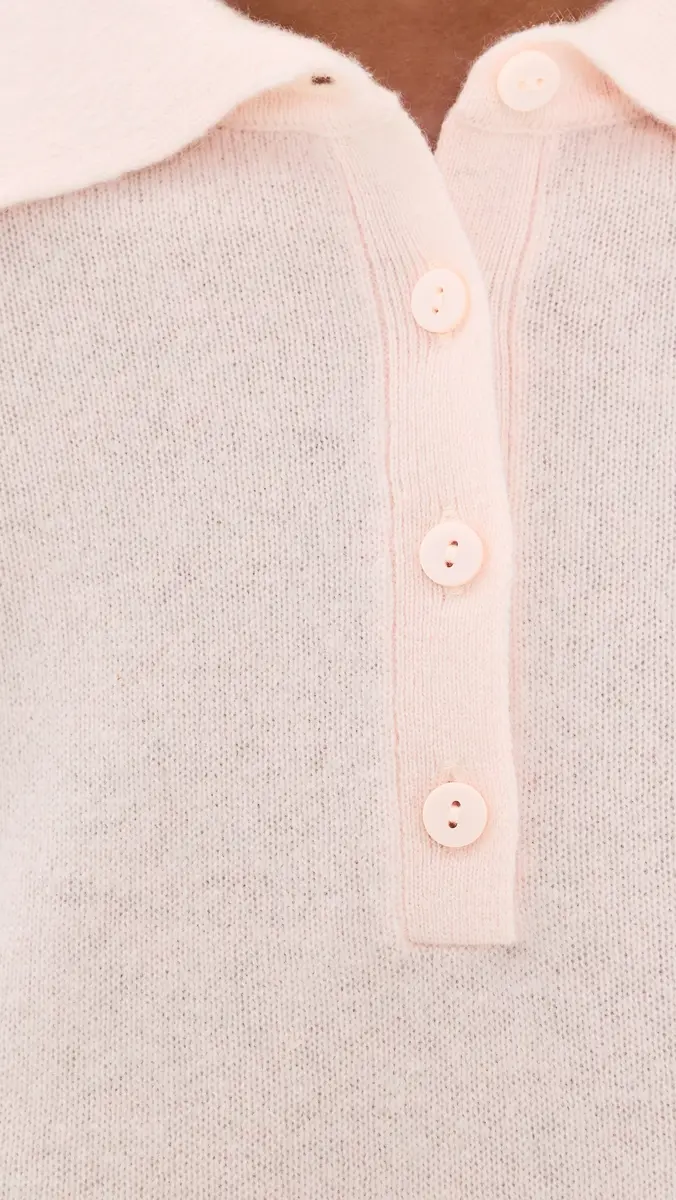Joe's Jeans Cashmere Short Sleeve Polo Sweater | Thumbnail 6 Joe's Jeans Cashmere Short Sleeve Polo Sweater | Thumbnail 6
