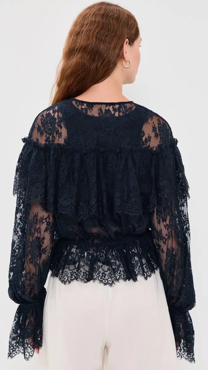 Sea Sharleen Lace Top | Thumbnail 3