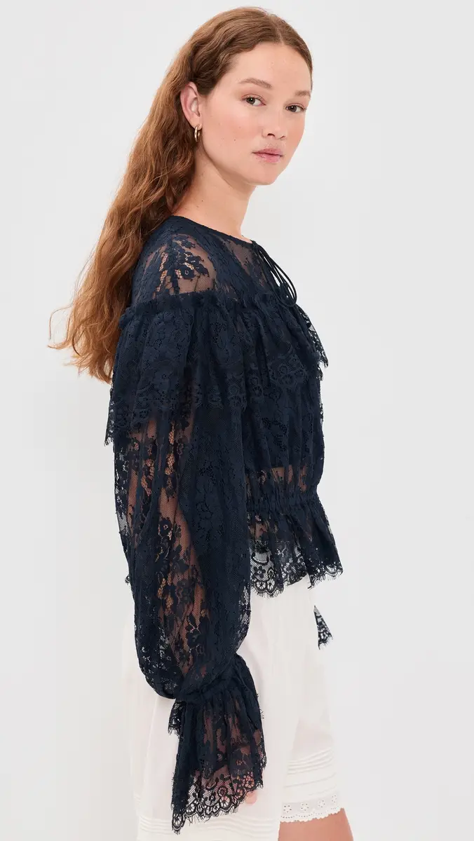 Sea Sharleen Lace Top | Thumbnail 4