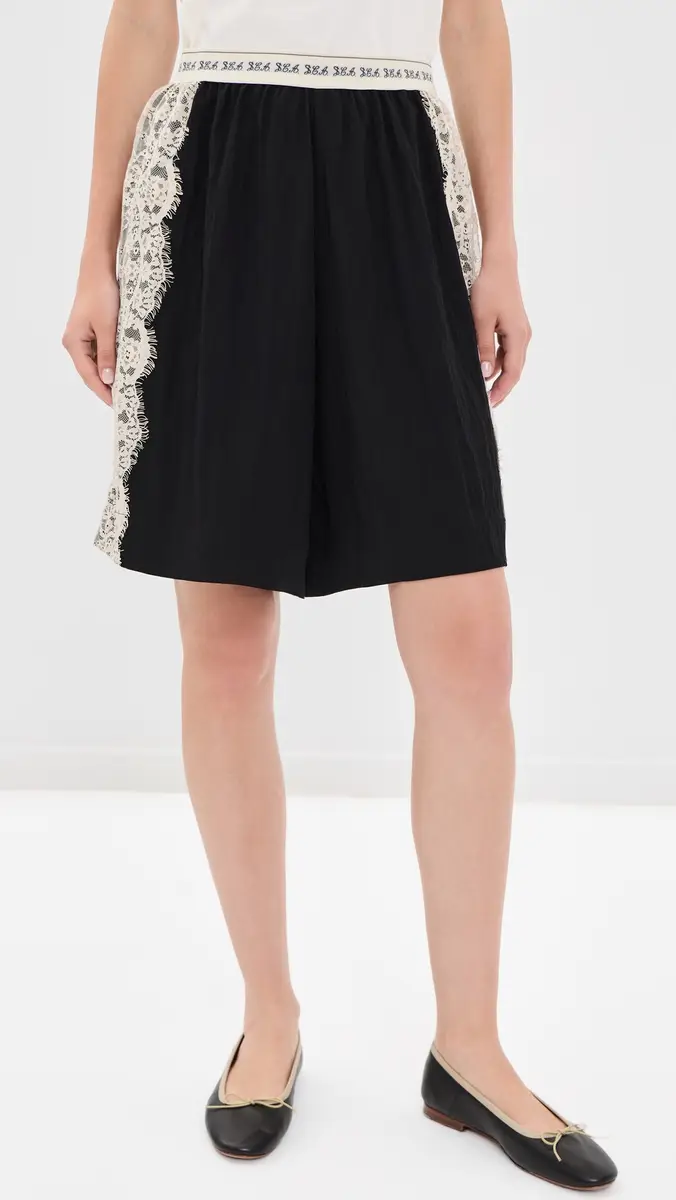 Sea Lisette Solid Knee Shorts | Thumbnail 2 Sea Lisette Solid Knee Shorts | Thumbnail 2