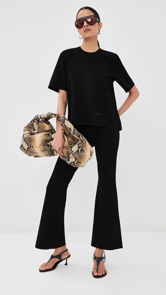 Stella McCartney Compact Knit Iconic Trousers | Thumbnail 2 Stella McCartney Compact Knit Iconic Trousers | Thumbnail 2