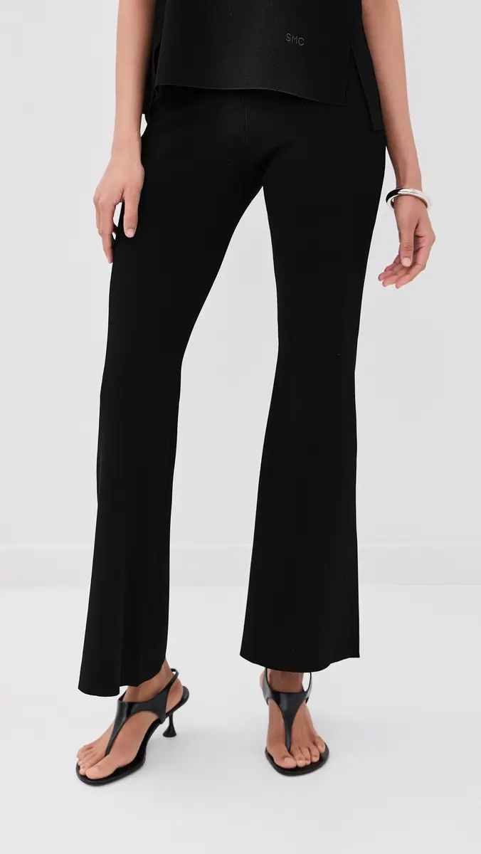 Stella McCartney Compact Knit Iconic Trousers | Thumbnail 3 Stella McCartney Compact Knit Iconic Trousers | Thumbnail 3
