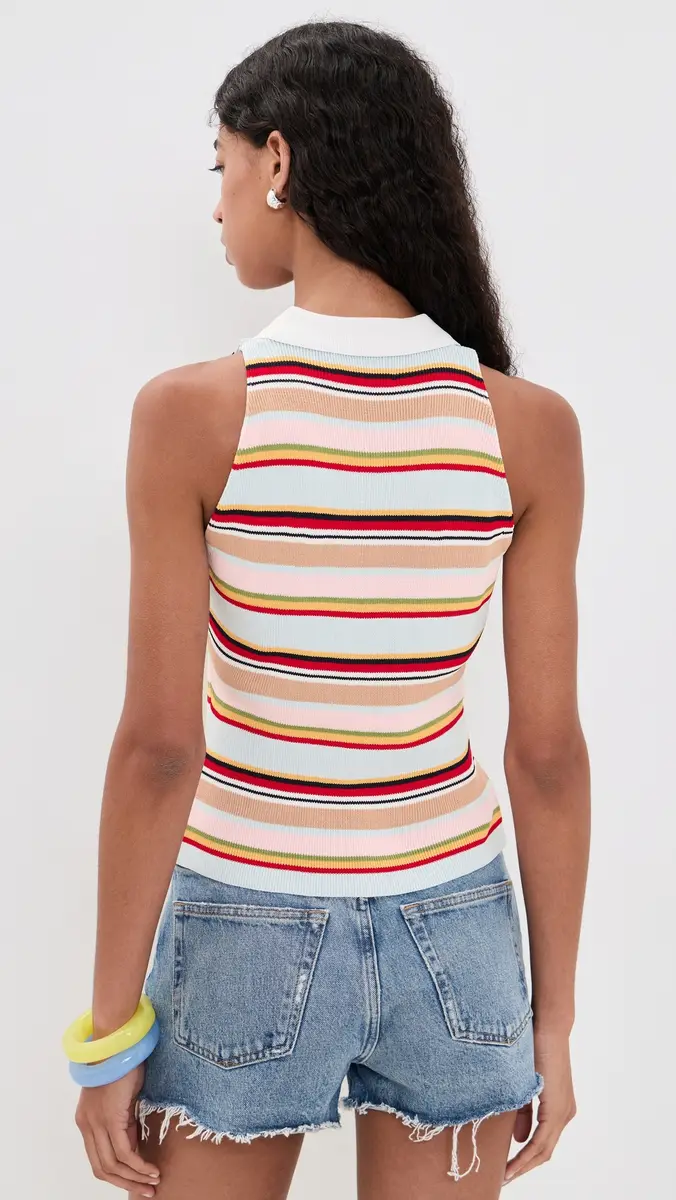 Rowing Blazers Halter Polo Tank Top | Thumbnail 3 Rowing Blazers Halter Polo Tank Top | Thumbnail 3