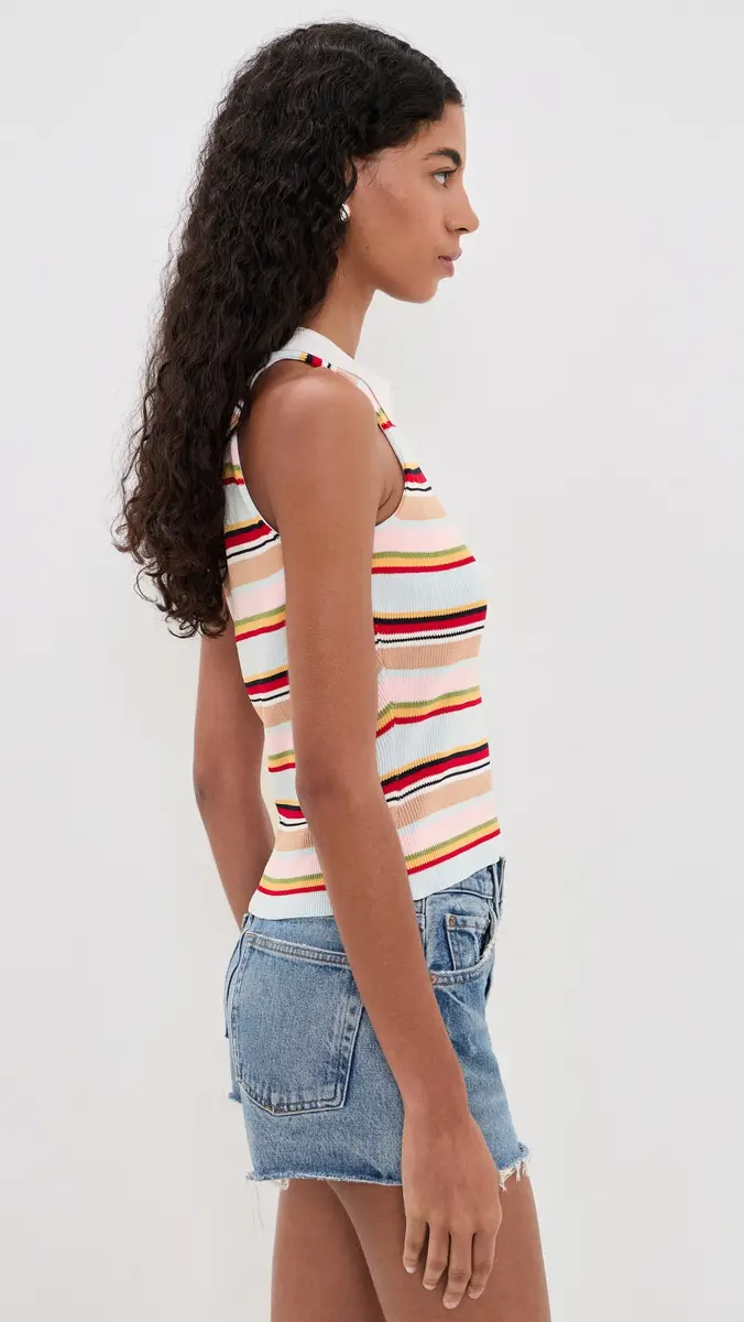 Rowing Blazers Halter Polo Tank Top | Thumbnail 4 Rowing Blazers Halter Polo Tank Top | Thumbnail 4