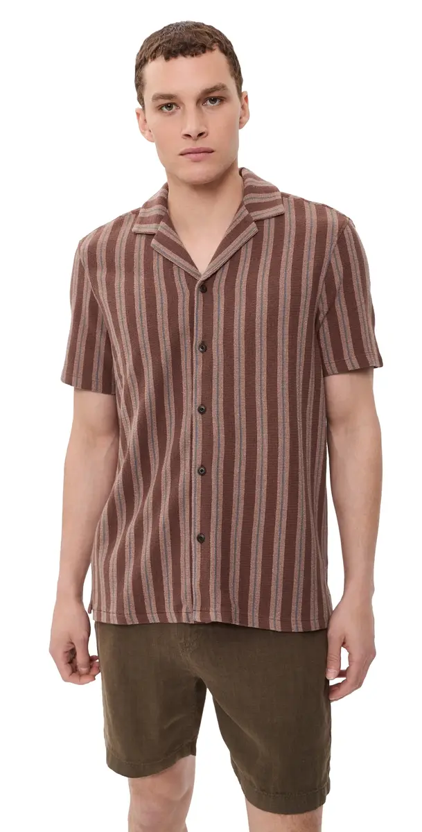 Faherty Oasis Camp Shirt Autumn ky tripe | Image 1 Faherty Oasis Camp Shirt Autumn ky tripe | Image 1