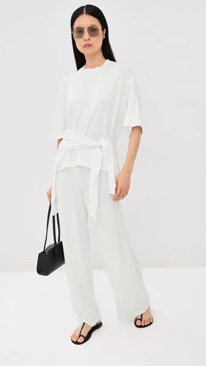 Sprwmn Wide Leg Easy Pants | Thumbnail 5 Sprwmn Wide Leg Easy Pants | Thumbnail 5