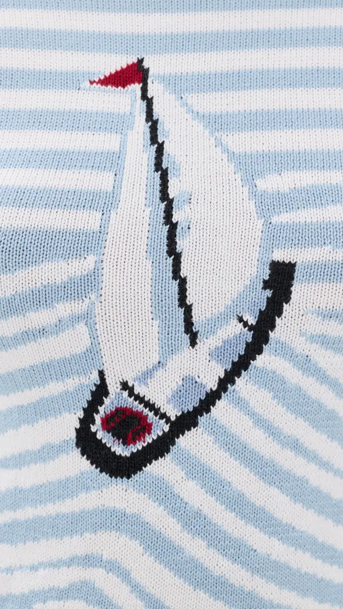 Rowing Blazers Cotton Sailboat Striped Sweater | Thumbnail 6 Rowing Blazers Cotton Sailboat Striped Sweater | Thumbnail 6