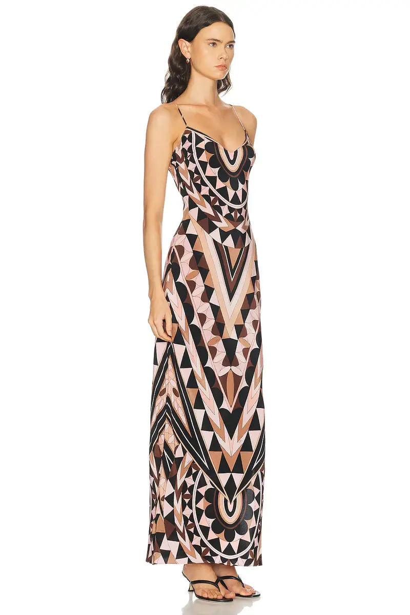 PUCCI Crepe De Chine Long Dress | Thumbnail 2 PUCCI Crepe De Chine Long Dress | Thumbnail 2