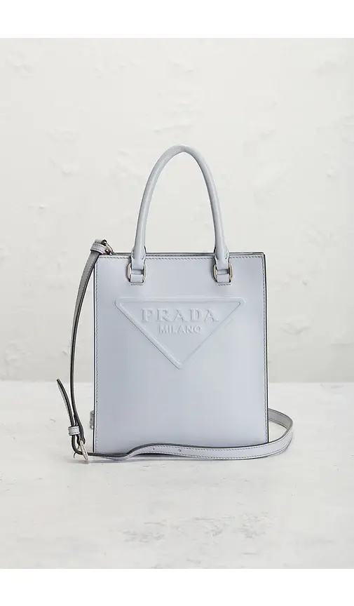Prada Mini Drill Tote Bag | Thumbnail 11 Prada Mini Drill Tote Bag | Thumbnail 11