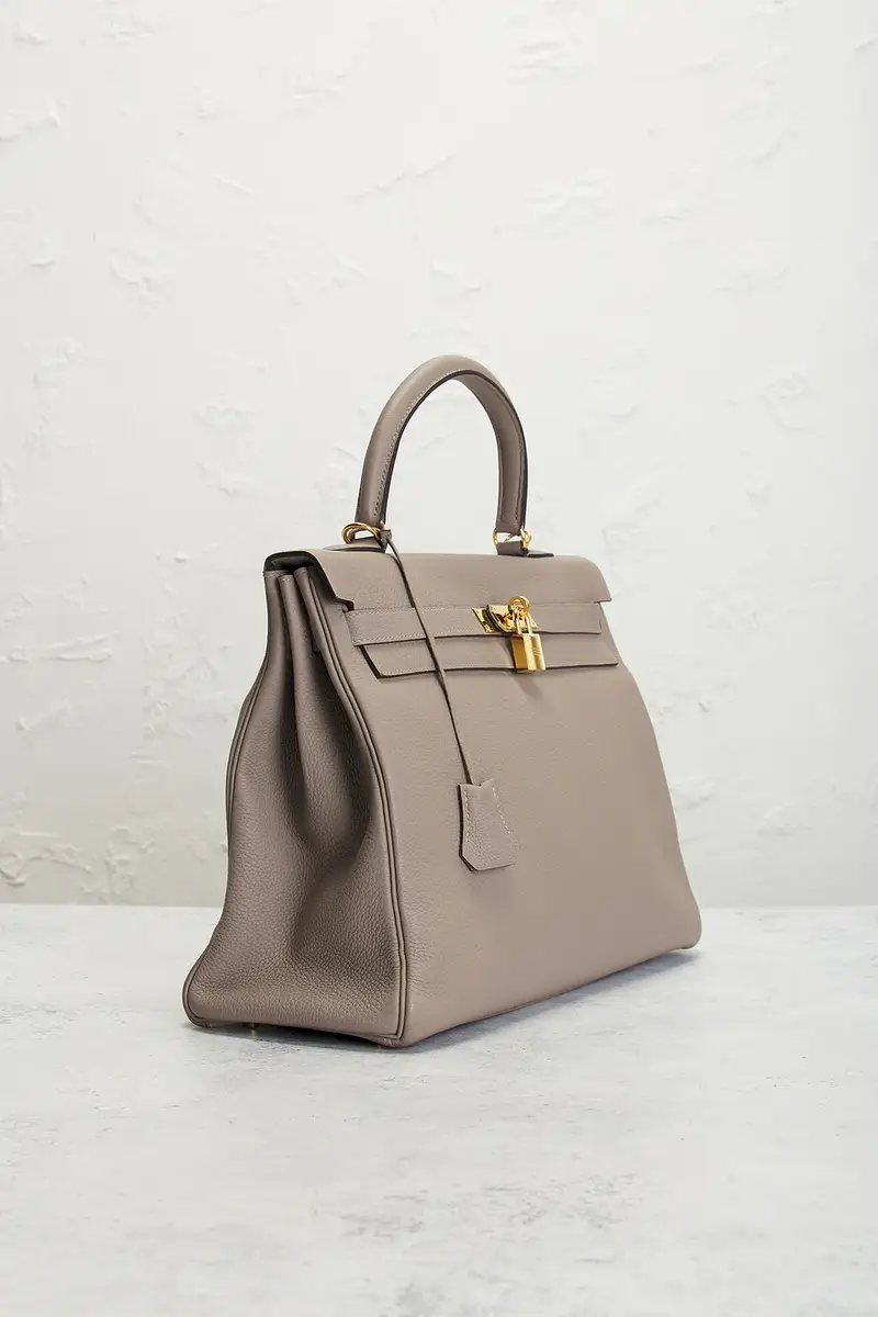 HERMÈS Hermes Togo Kelly 35 Retourne Handbag | Thumbnail 4 HERMÈS Hermes Togo Kelly 35 Retourne Handbag | Thumbnail 4