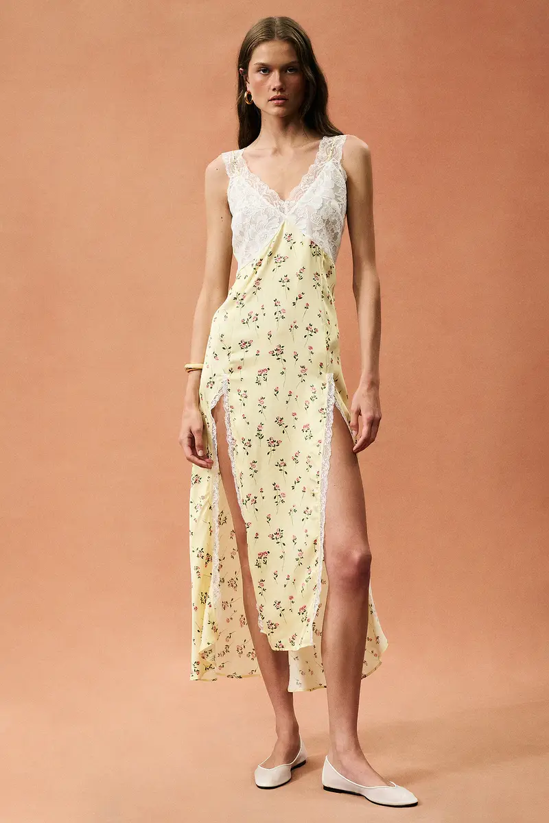 Rowen Rose for FWRD Sleeveless Long Dress | Image 1 Rowen Rose for FWRD Sleeveless Long Dress | Image 1