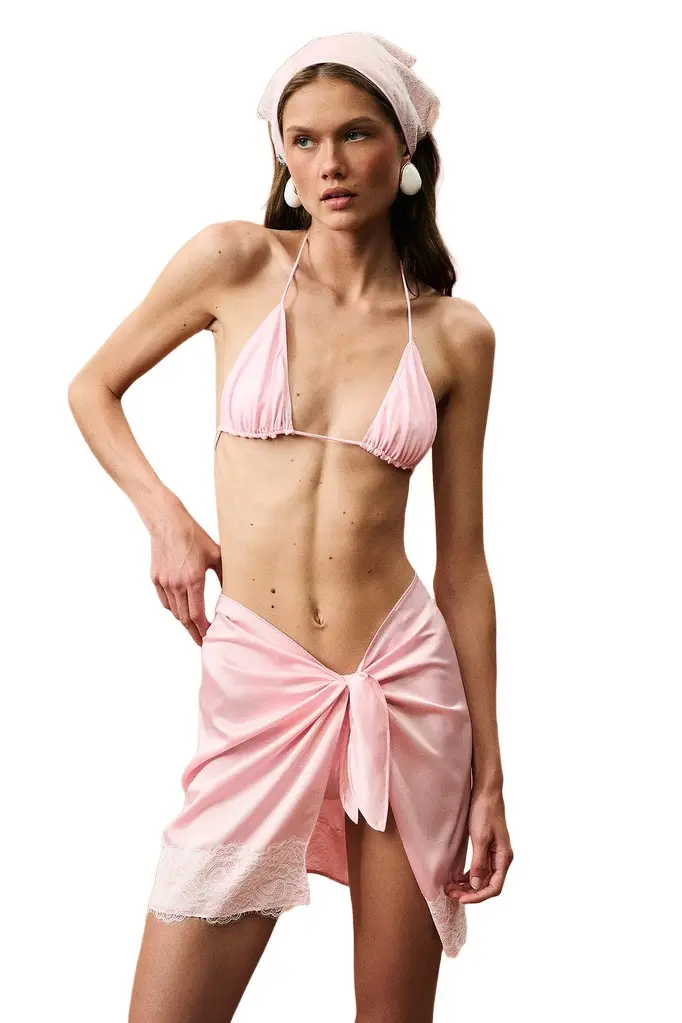 Rowen Rose for FWRD Mini Sarong | Image 1 Rowen Rose for FWRD Mini Sarong | Image 1