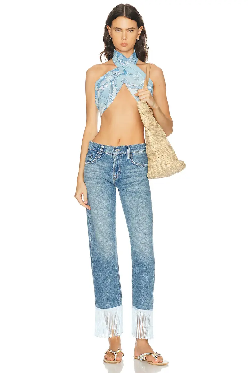 Mother The Relish Fringe Ankle Jeans | Thumbnail 5 Mother The Relish Fringe Ankle Jeans | Thumbnail 5