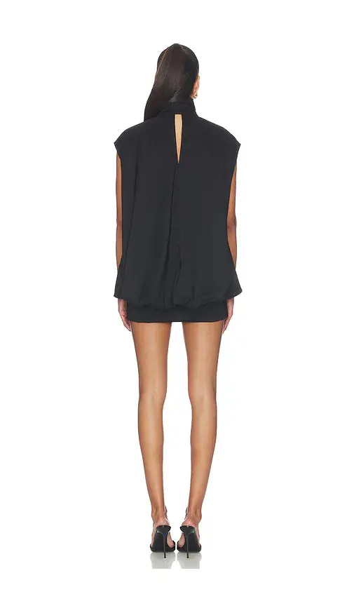 PRABAL GURUNG Tie-neck Cocoon Mini Dress | Thumbnail 3