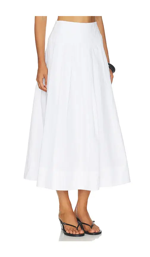 Aligne Julie Pleated Poplin Skirt | Thumbnail 2 Aligne Julie Pleated Poplin Skirt | Thumbnail 2