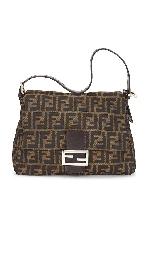 Fendi Zucca Mama Forever Baguette Shoulder Bag | Image 1 Fendi Zucca Mama Forever Baguette Shoulder Bag | Image 1