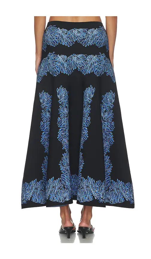 Ulla Johnson Alessia Knit Jacquard Skirt | Thumbnail 4 Ulla Johnson Alessia Knit Jacquard Skirt | Thumbnail 4
