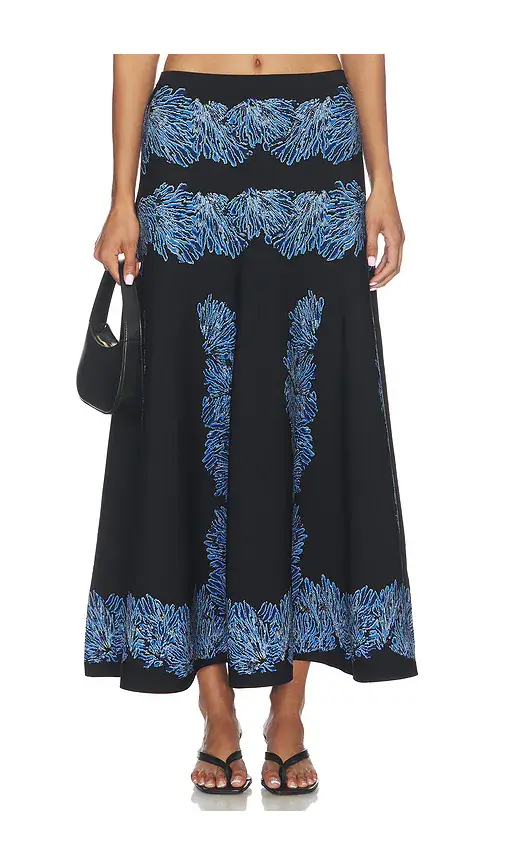 Ulla Johnson Alessia Knit Jacquard Skirt | Image 1 Ulla Johnson Alessia Knit Jacquard Skirt | Image 1