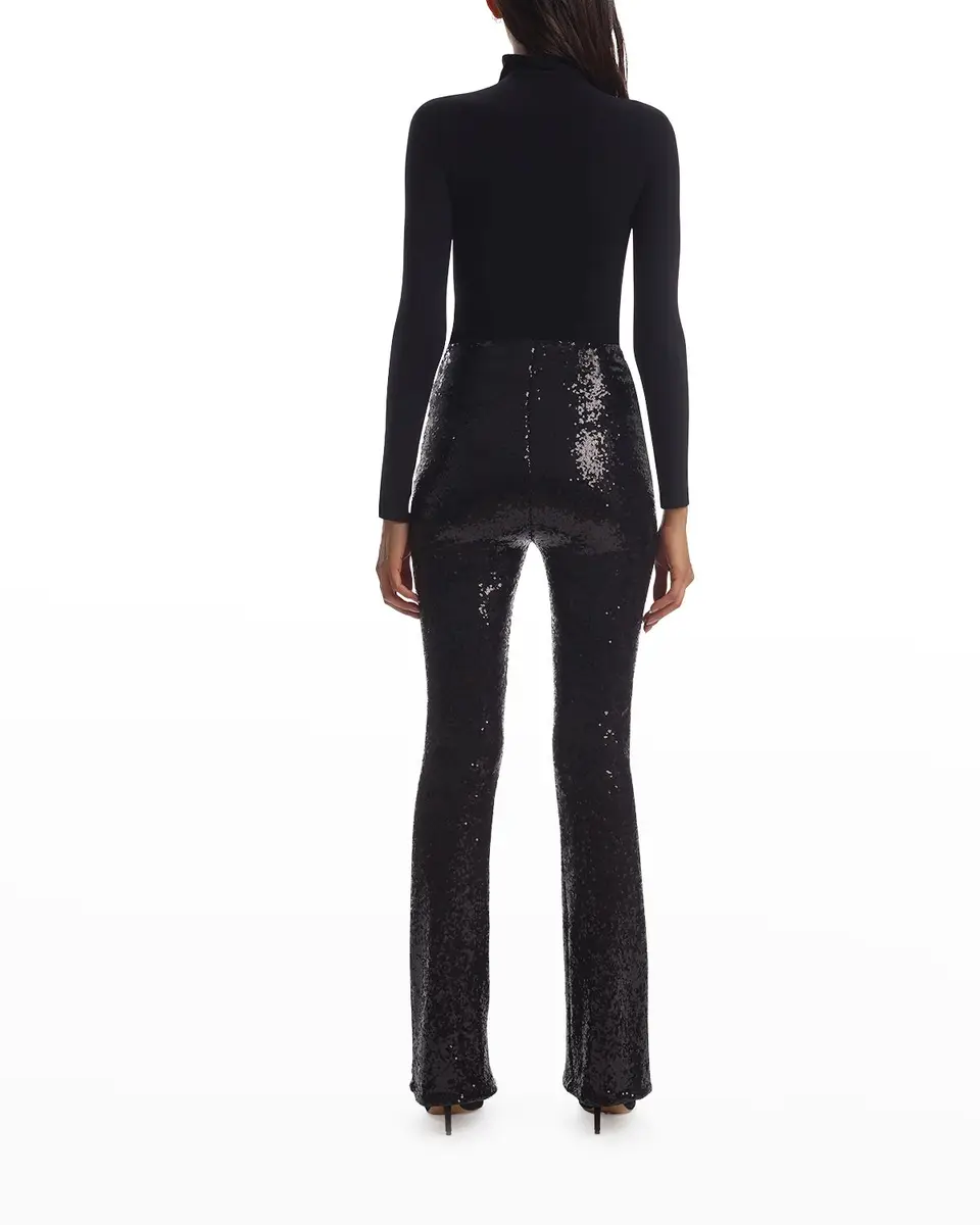 Commando Sequin Flare High-Rise Leggings | Thumbnail 4 Commando Sequin Flare High-Rise Leggings | Thumbnail 4