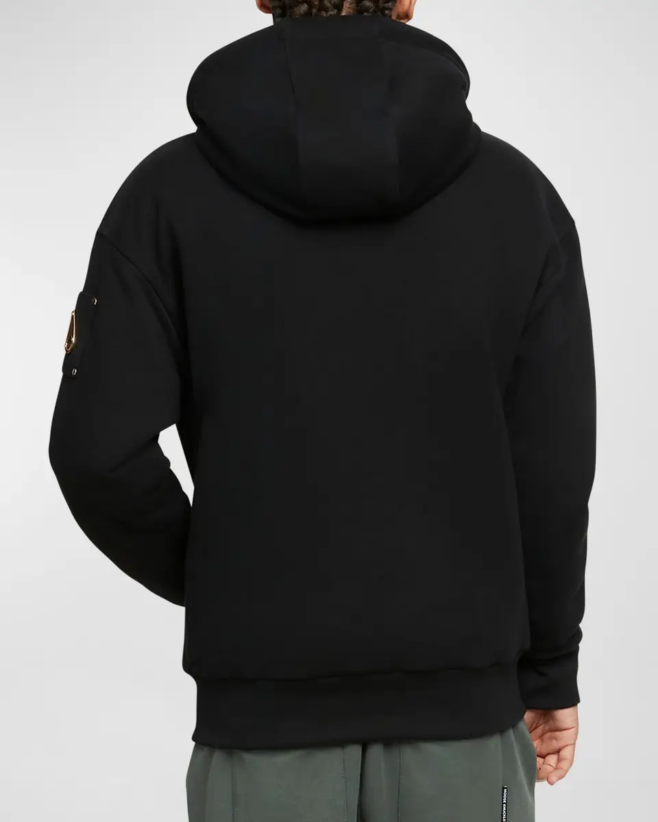 Moose Knuckles Men's Linden Bunny Icon Zip Hoodie | Thumbnail 3 Moose Knuckles Men's Linden Bunny Icon Zip Hoodie | Thumbnail 3