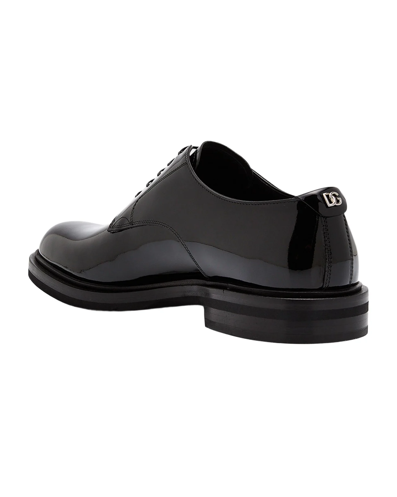 Men's Patent Leather Derby Shoes