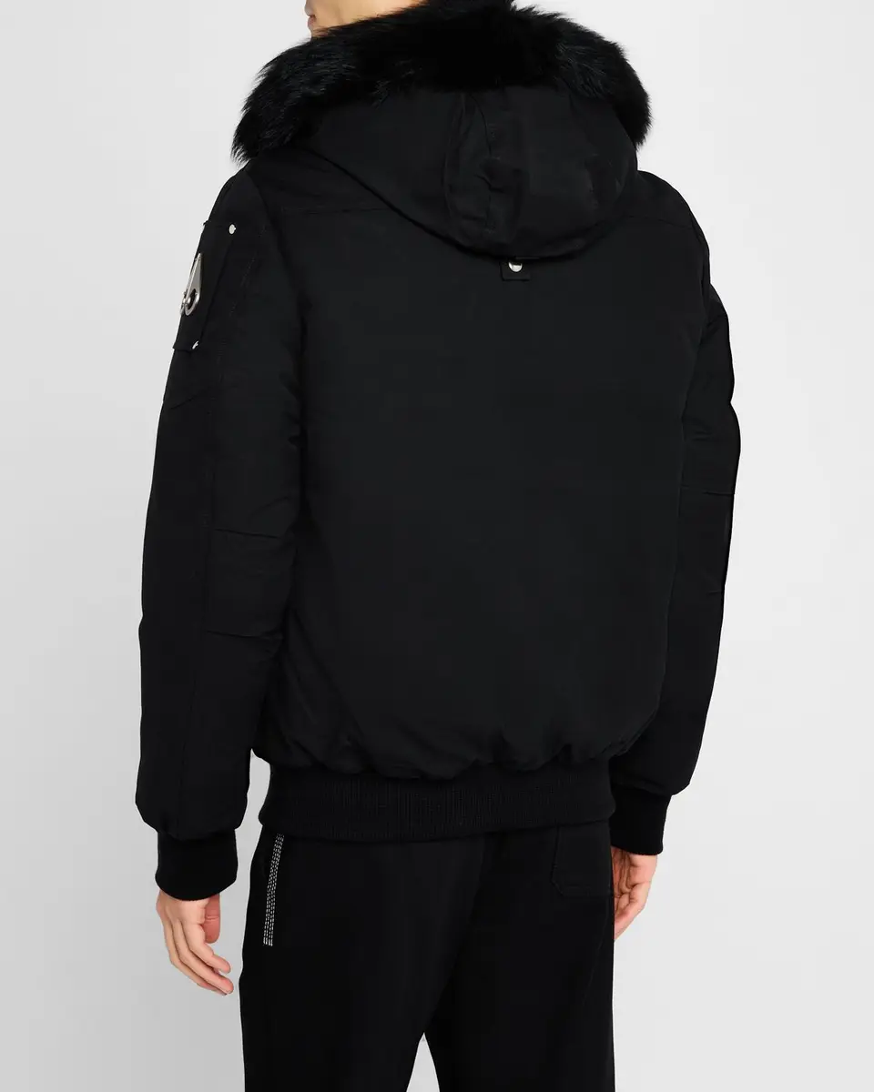 Moose Knuckles Men's Shearling Ballistic Bomber Jacket | Thumbnail 3 Moose Knuckles Men's Shearling Ballistic Bomber Jacket | Thumbnail 3