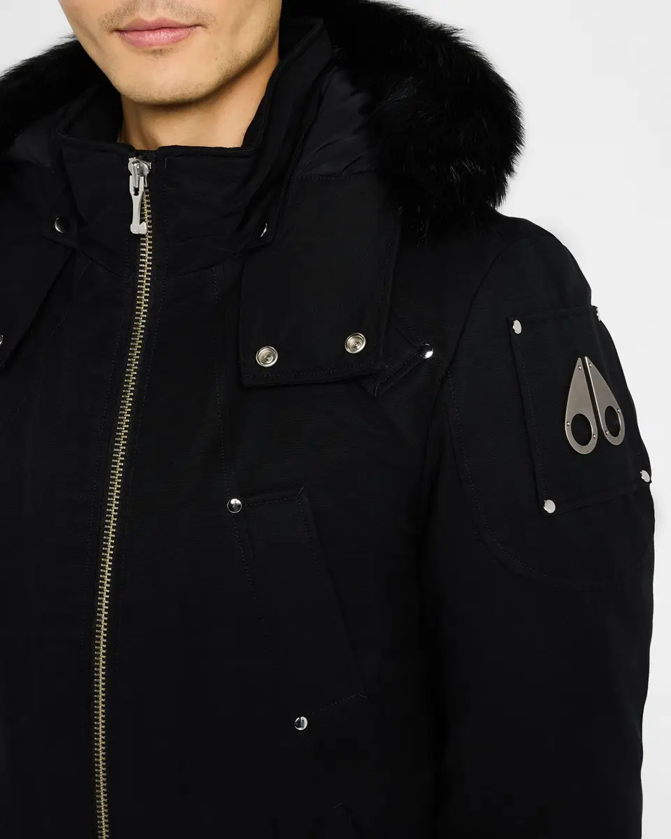 Moose Knuckles Men's Shearling Ballistic Bomber Jacket | Thumbnail 5 Moose Knuckles Men's Shearling Ballistic Bomber Jacket | Thumbnail 5