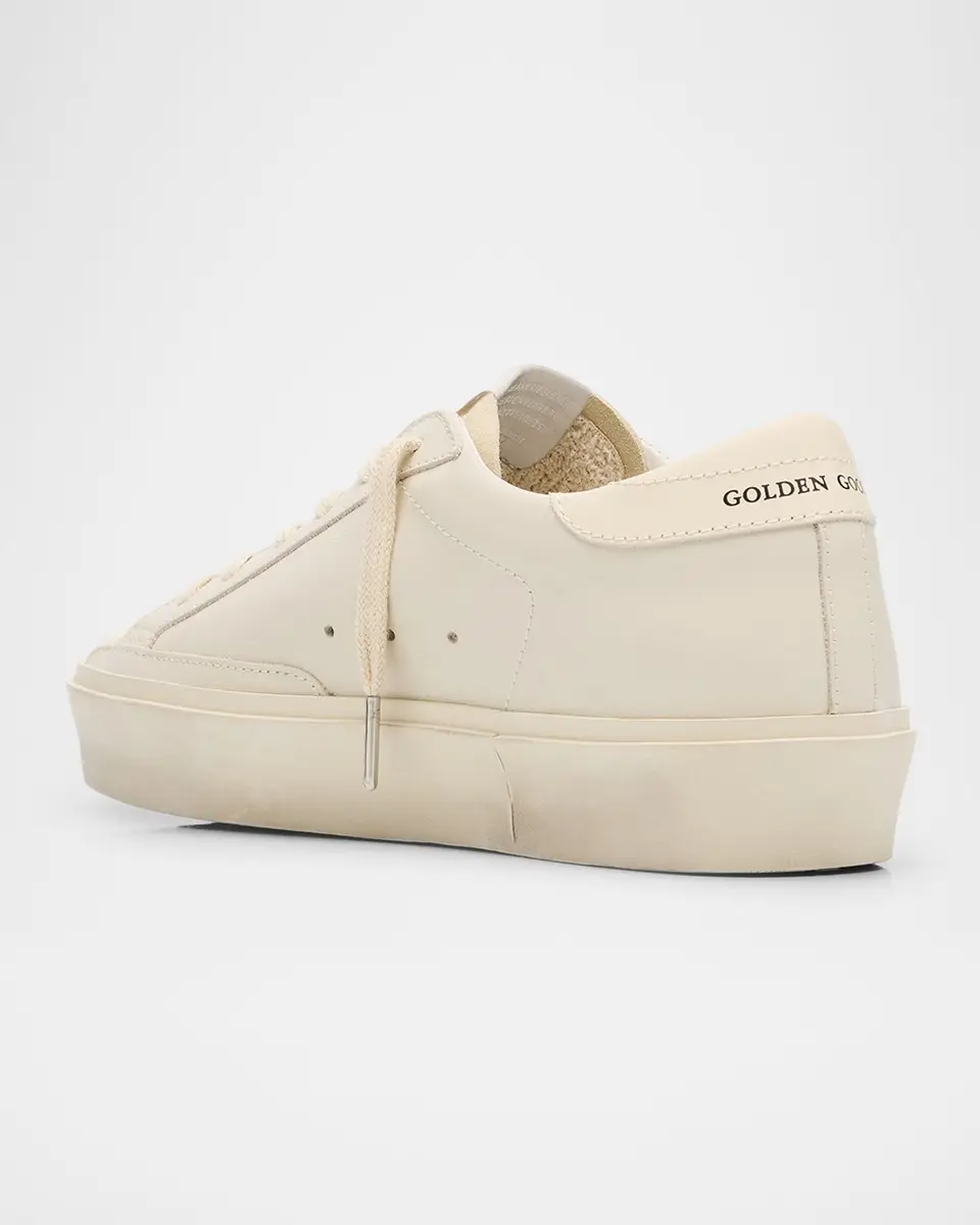 Golden Goose Hi Star Leather Glitter Low-Top Sneakers | Thumbnail 4 Golden Goose Hi Star Leather Glitter Low-Top Sneakers | Thumbnail 4