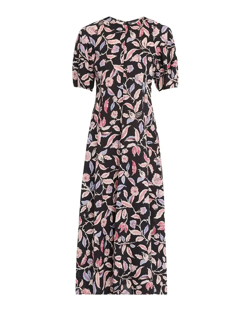 Apiece Apart Bettina Floral-Print Cotton Poplin Maxi Dress | Image 1 Apiece Apart Bettina Floral-Print Cotton Poplin Maxi Dress | Image 1