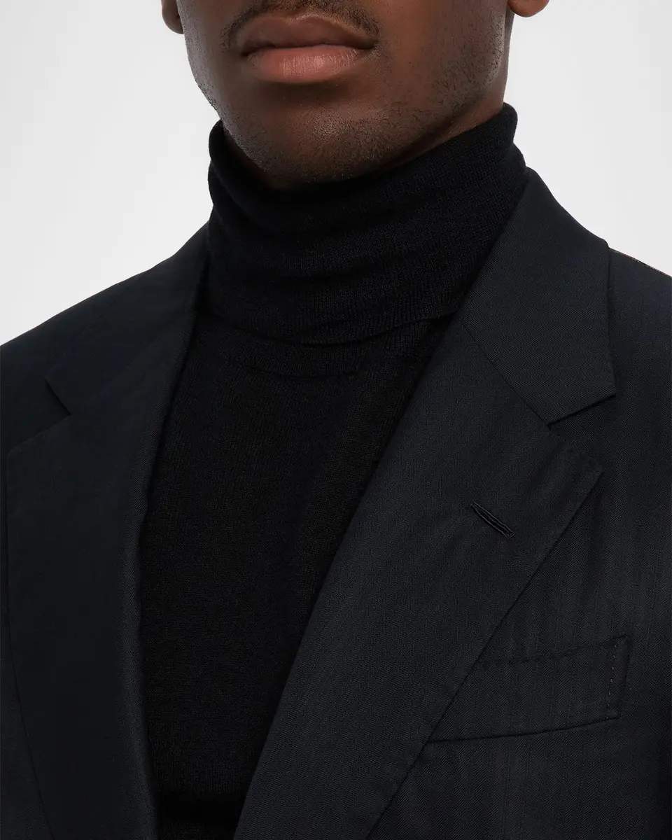 Zegna Men's Centoventimila Wool Tonal Stripe Suit | Thumbnail 6 Zegna Men's Centoventimila Wool Tonal Stripe Suit | Thumbnail 6
