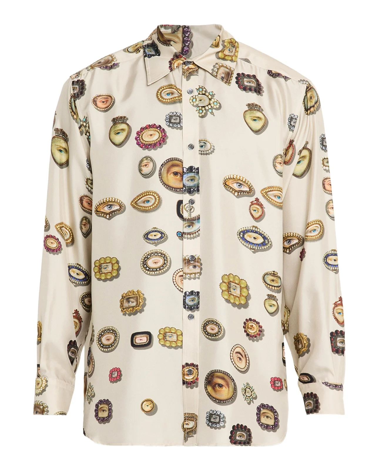 Libertine Men's Lovers Eyes Classic Silk Shirt