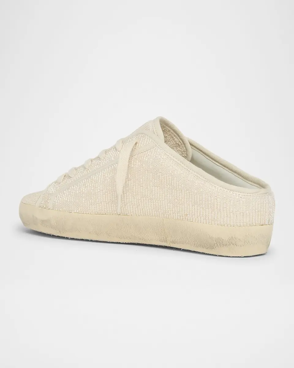 Golden Goose Super-Star Sabot Beaded Suede Slide Sneakers | Thumbnail 4 Golden Goose Super-Star Sabot Beaded Suede Slide Sneakers | Thumbnail 4