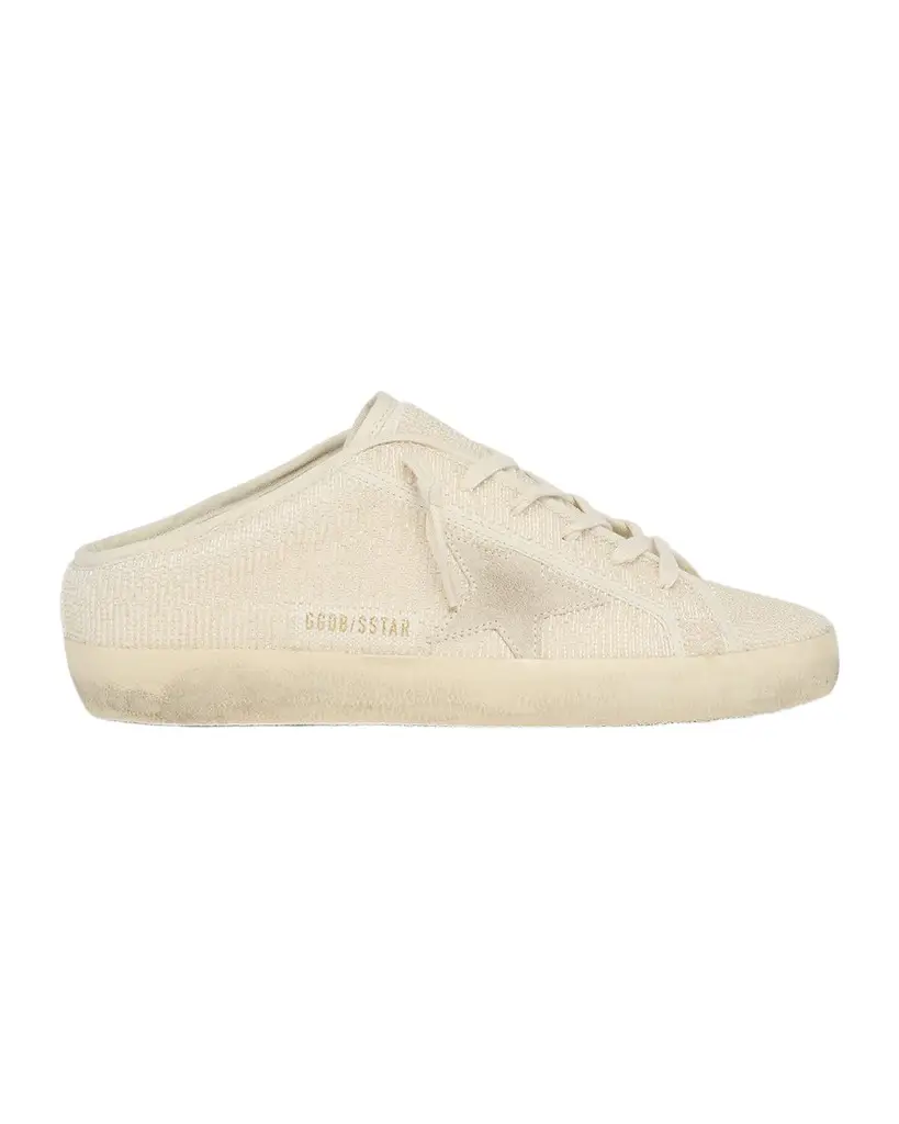 Golden Goose Super-Star Sabot Beaded Suede Slide Sneakers | Image 1 Golden Goose Super-Star Sabot Beaded Suede Slide Sneakers | Image 1