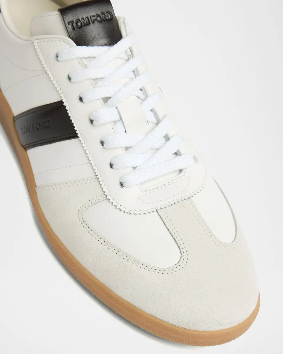 Tom Ford Men's Archer Suede and Leather Low-Top Sneakers | Thumbnail 5 Tom Ford Men's Archer Suede and Leather Low-Top Sneakers | Thumbnail 5