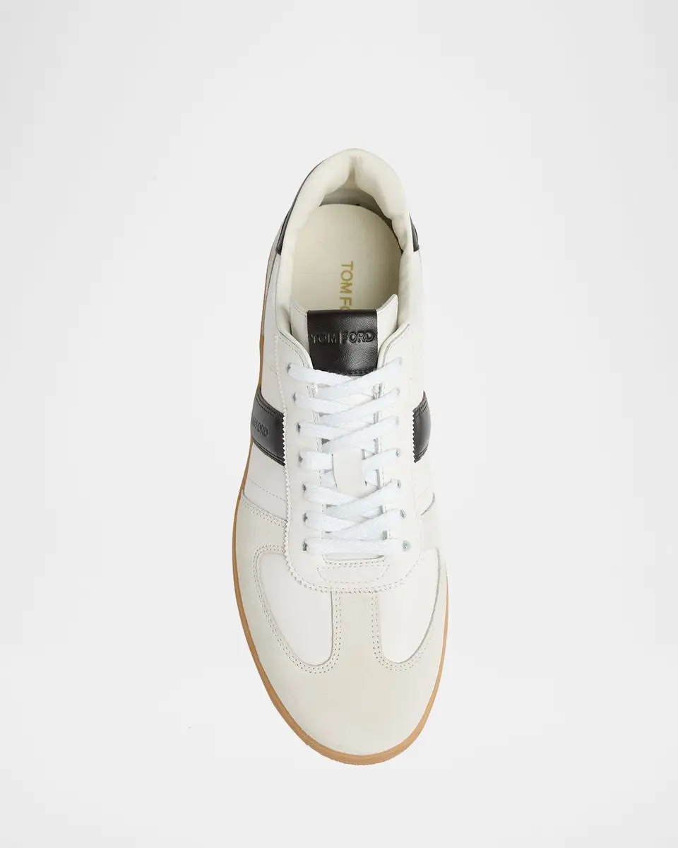 Tom Ford Men's Archer Suede and Leather Low-Top Sneakers | Thumbnail 6 Tom Ford Men's Archer Suede and Leather Low-Top Sneakers | Thumbnail 6