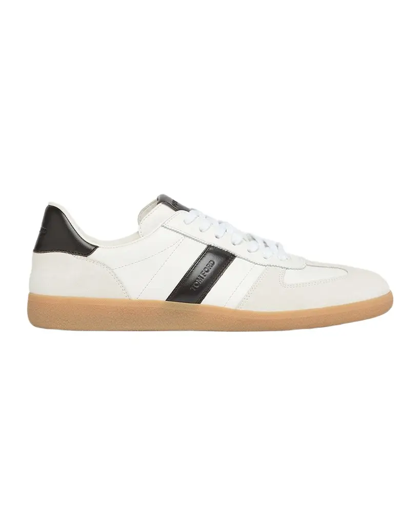 Tom Ford Men's Archer Suede and Leather Low-Top Sneakers | Image 1 Tom Ford Men's Archer Suede and Leather Low-Top Sneakers | Image 1