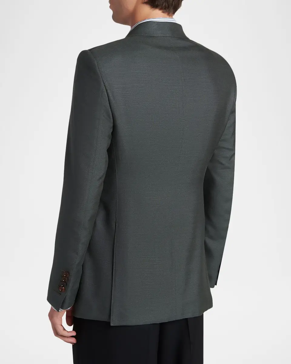 Tom Ford Men's Peak Lapel Single-Breasted Sport Coat | Thumbnail 3