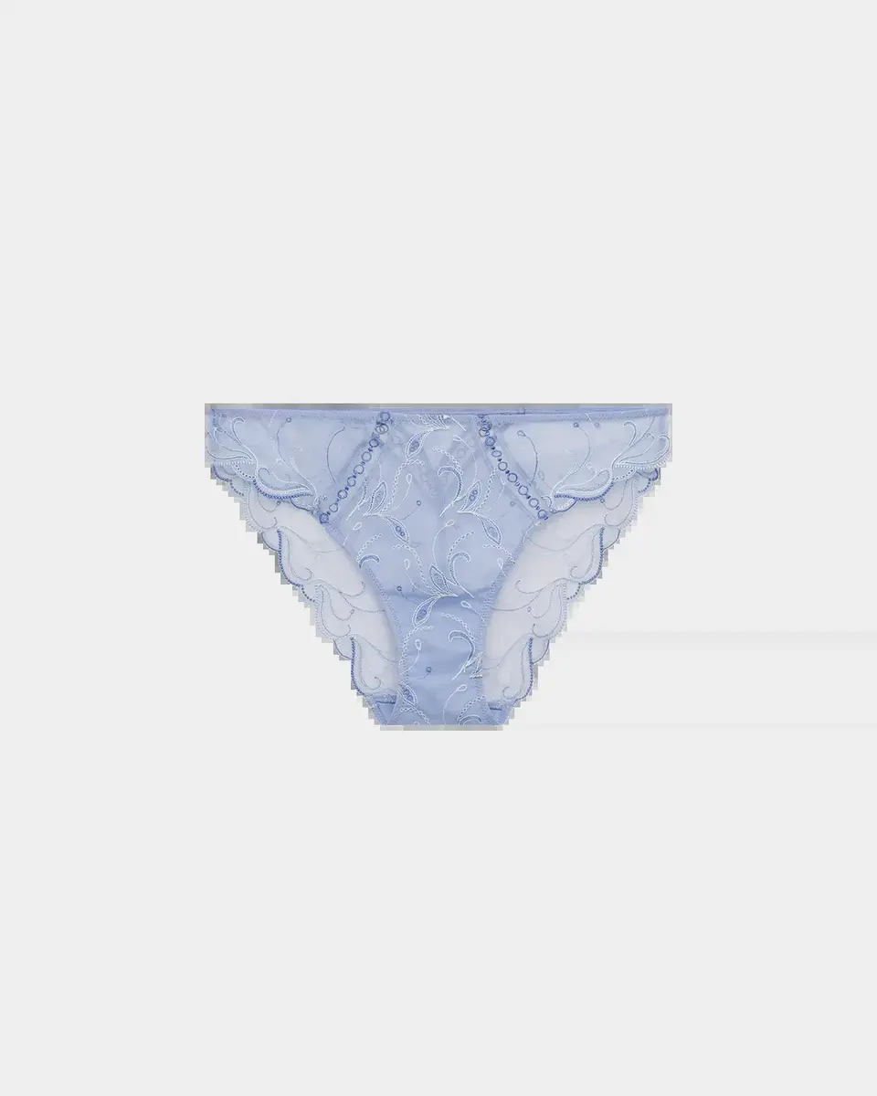 Lise Charmel Nymphe Bleue Embroidered Tulle Italian Briefs | Thumbnail 2