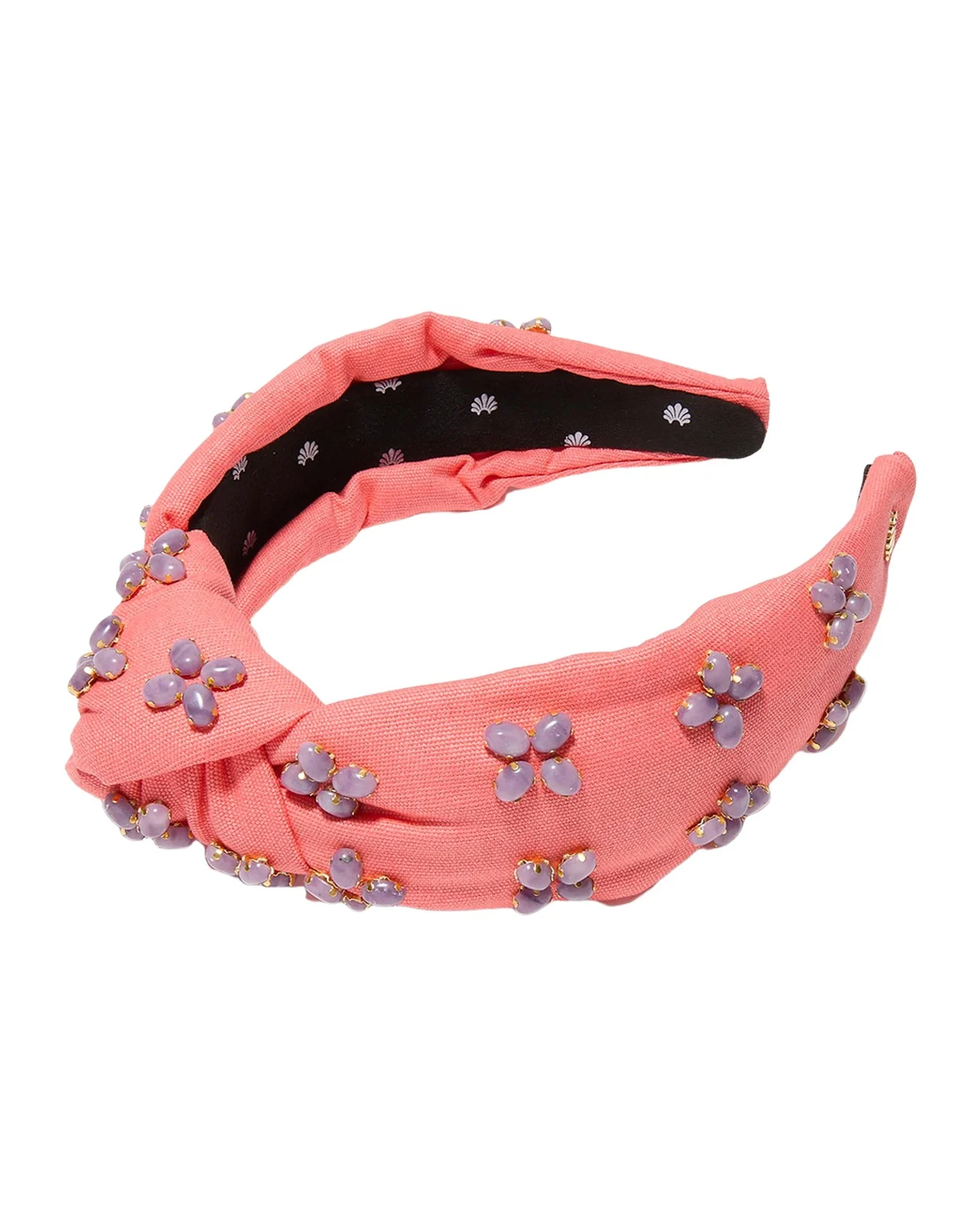 Lele Sadoughi Knotted Embellished Stone Headband