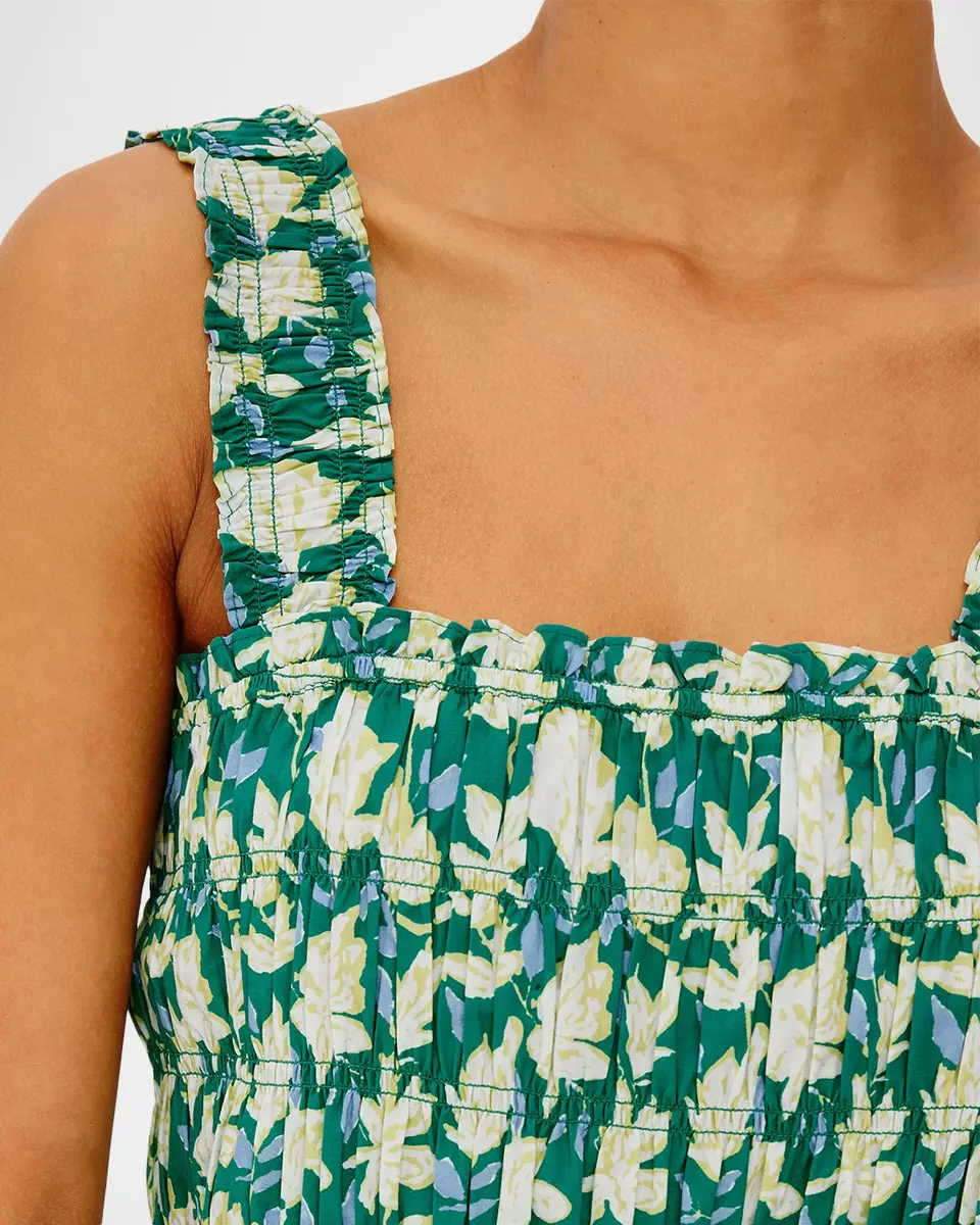 RAILS Quinn Floral Smocked Crop Top | Thumbnail 5