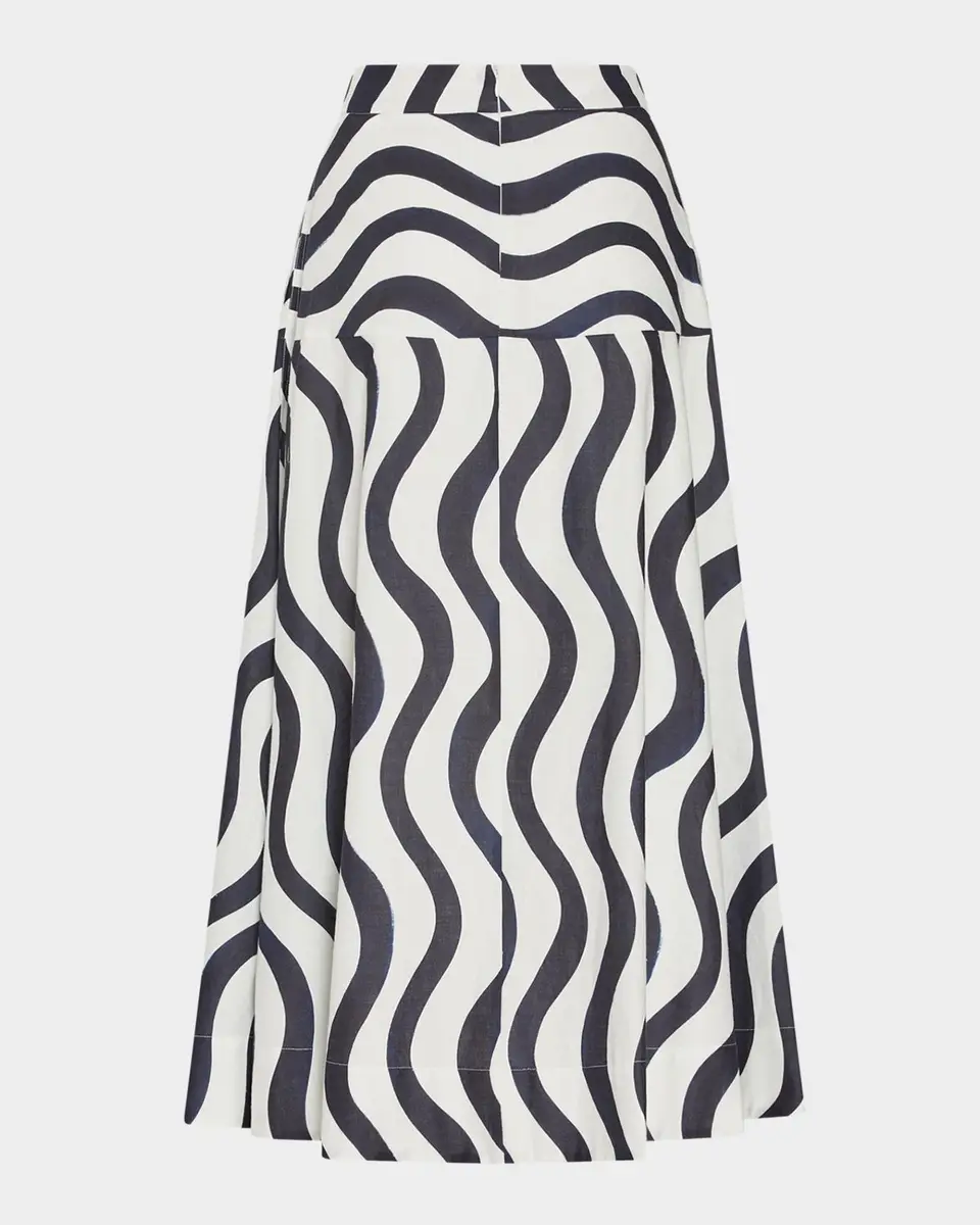 Milly lona Printed Midi Skirt | Thumbnail 4
