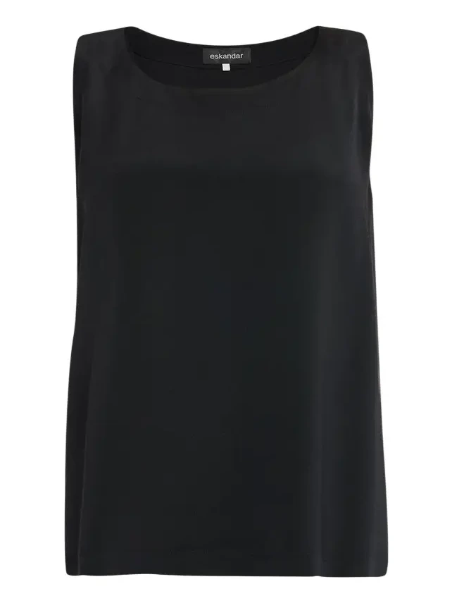 A-Line Silk Shell