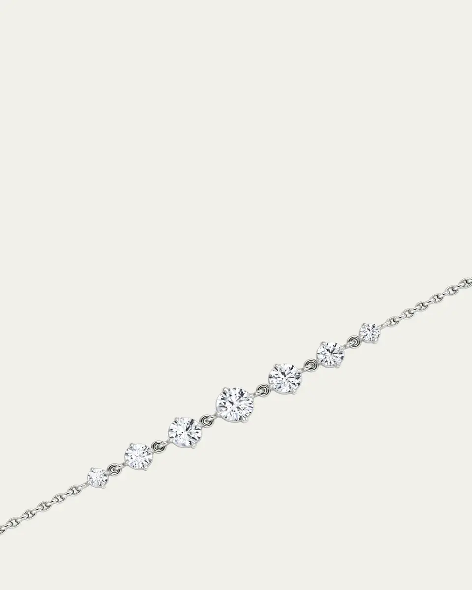 VRAI Linked 14K White Gold Lab Grown Diamond Tennis Bracelet, 0.85tcw | Thumbnail 3