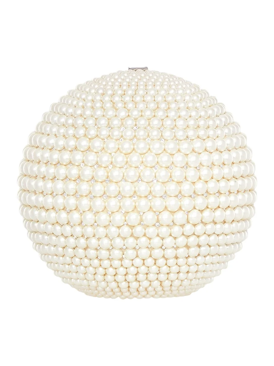 Sphere Pearly Minaudiere Sphere Pearly Minaudiere
